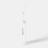 赤いスカルケース iPhoneケース (左側面)