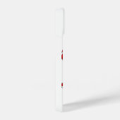 赤いスカルケース iPhoneケース (右側面)