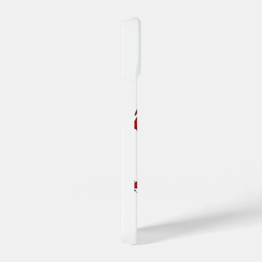 赤いスカルケース iPhoneケース (右側面)