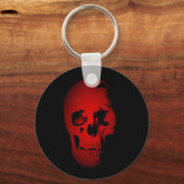 赤いスカルスケルトン キーホルダー (正面)