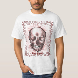 赤いスカルブレイクアウト Tシャツ