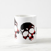 赤いスカル コーヒーマグカップ (中央)