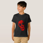 赤いスカル Tシャツ (正面フル)