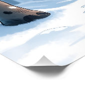 赤いスカーフで冷たい森の雪だるま ポスター (コーナー)