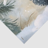 赤いスカーフの切り離し付き愛らしい黒い子羊 薄葉紙 (詳細)