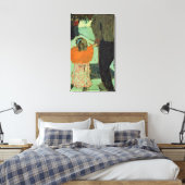 赤いスカーフを着た子供たち、c.1891 キャンバスプリント (インサイチュ (寝室))