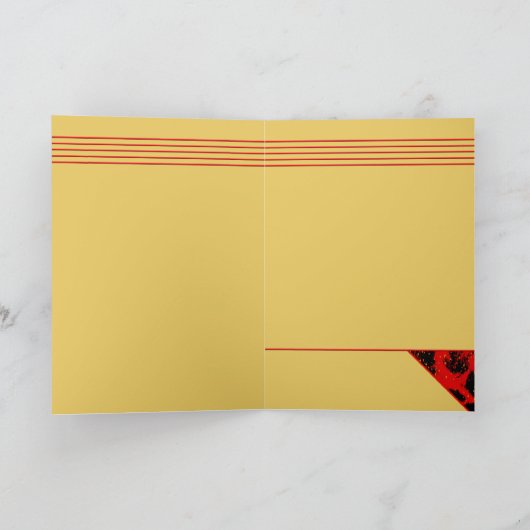 赤いスカーフ カード (内部)