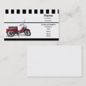 赤いスクーターの名刺 名刺 (正面/裏面)