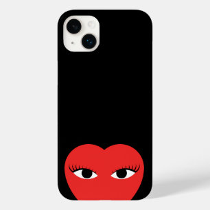 赤いスタイリッシュかわいいハート(目) Case-Mate iPhone 14 PLUSケース