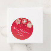 赤いスタイリッシュ聖降誕祭 フェイバータグ (インサイチュ)