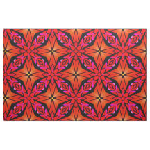 赤いスターバストデザイン