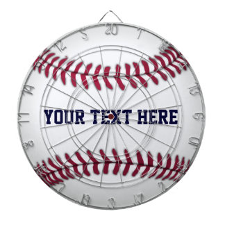 赤いステッチの野球 ダーツボード
