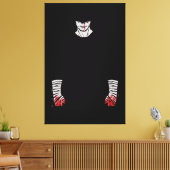 赤いステンドウォリアオブシャドウ キャンバスプリント (インサイチュ (リビング))