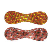 赤いステンドグラス、金色のグレーチングまたはブリック効果を混ぜる 野球ボール (パネル)