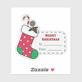 赤いストッキング シール