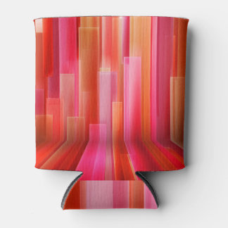 赤いストライプのインテリアデザインのテクスチャ 缶クーラー