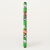 赤いストライプのサッカーシャツ Case-Mate iPhoneケース (裏面/右)