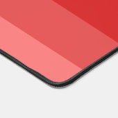 赤いストライプ模様のデスクマット デスクマット (コーナー)