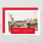 赤いストリピメリーー賛美写真 シーズンカード (正面/裏面)