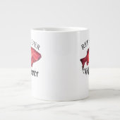 赤いスナップウィスパーラー灯 ジャンボコーヒーマグカップ (正面)