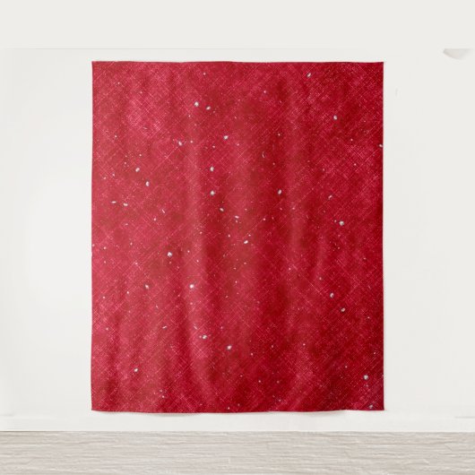 赤いスパークルのバレンタインデーの写真用背景タペストリー タペストリー (正面)