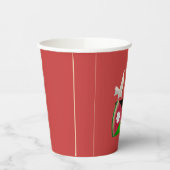 赤いスピリチュアル動機 紙コップ (左)