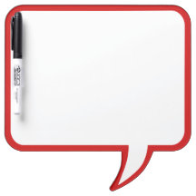 赤いスピーチの泡壁の装飾はこれをカスタマイズ