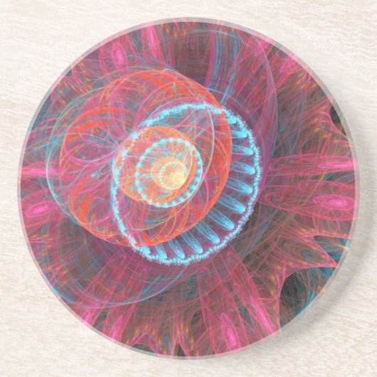 赤いスプラッシュ コースター (正面)