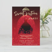 赤いスポットモダンライト《写真》ぼけ味蝶ドレスティアラ 招待状 (スタンド正面)