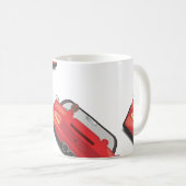 赤いスポーツカー コーヒーマグカップ (正面右)