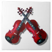 赤いスミレ タイル (正面)