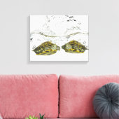 赤いスライダーカメ キャンバスプリント (インサイチュ (リビング))