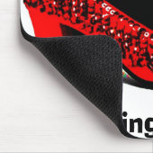 赤いスリッパ、きらきら光るなきらきら光る マウスパッド (コーナー)