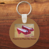 赤いスリッパ キーホルダー (正面)