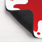 赤いス絵を描プラン マウスパッド (コーナー)