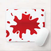 赤いス絵を描プラン マウスパッド (マウス)