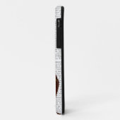 赤いセッターのライダーのポートレート Case-Mate iPhoneケース (裏面/左)