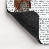 赤いセッターライダー（フル） マウスパッド (コーナー)