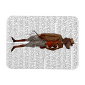 赤いセッターライダー（フル） マグネット (横)