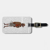 赤いセッターライダー(フル) ラゲッジタグ (正面横)