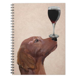 赤いセッター犬のAu Vin 2 ノートブック