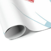 赤いセーターを着たクリスマスポーラベア ラッピングペーパー (ロールコーナー)