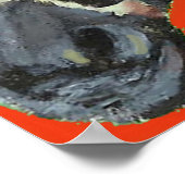 赤いゼブラ – ポスター (角)