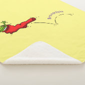 赤いソックジャンプ漫画の可愛いカエル シェルパブランケット (3/4)