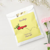 赤いソックジャンプ漫画の可愛いカエル フェイバーバッグ (封をした状態)