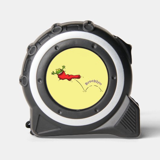 赤いソックジャンプ漫画の可愛いカエル メジャー (正面)