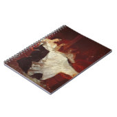 赤いソファーの女性 ノートブック (左側)