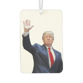 赤いタイのドナルド・トランプ カーエアーフレッシュナー (裏面)