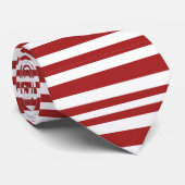 赤いタイストライププ ネクタイ (ロール)