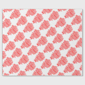 赤いタイプ地図のより素晴らしいマンチェスター ラッピングペーパー (フラット)